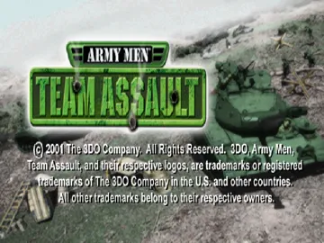 Army Men - World War - Team Assault (US) screen shot title
